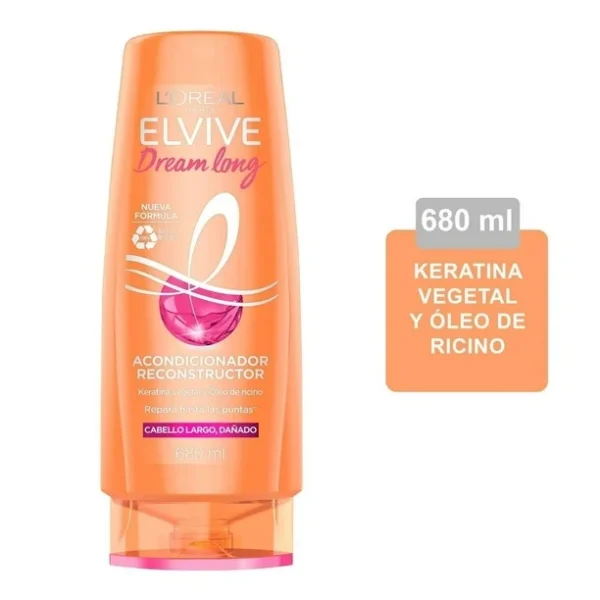 LOREAL ELVIVE DREAM LONG Acondicionador Reconstructor 680ml